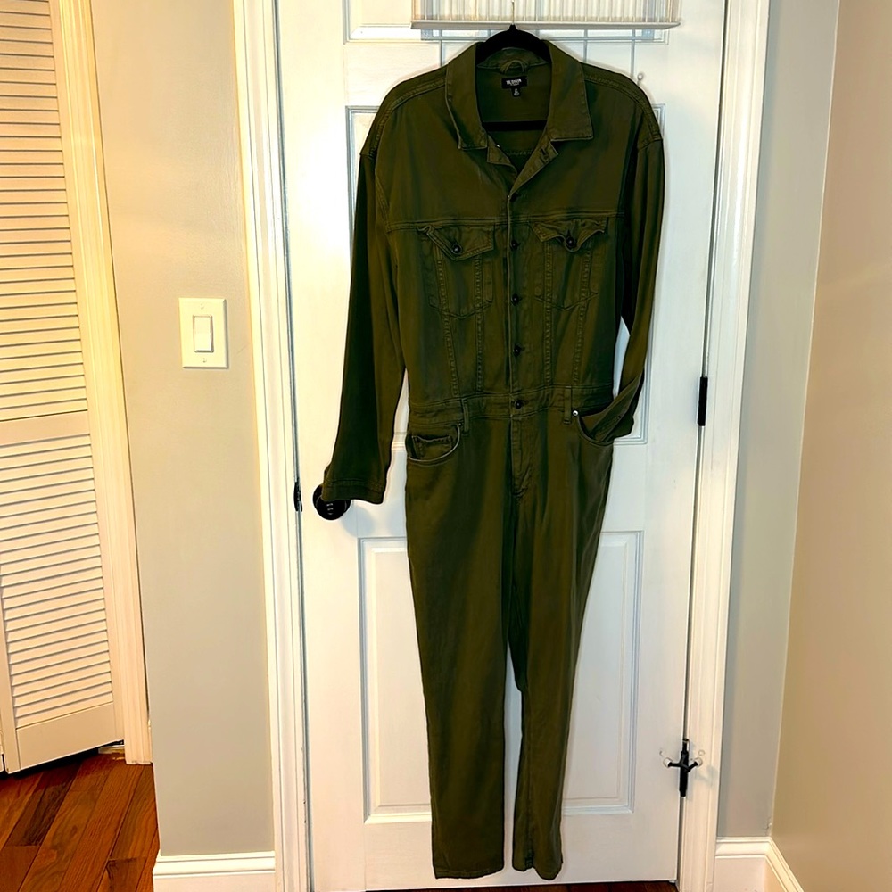 Hudson Military green jumpsuit size Large